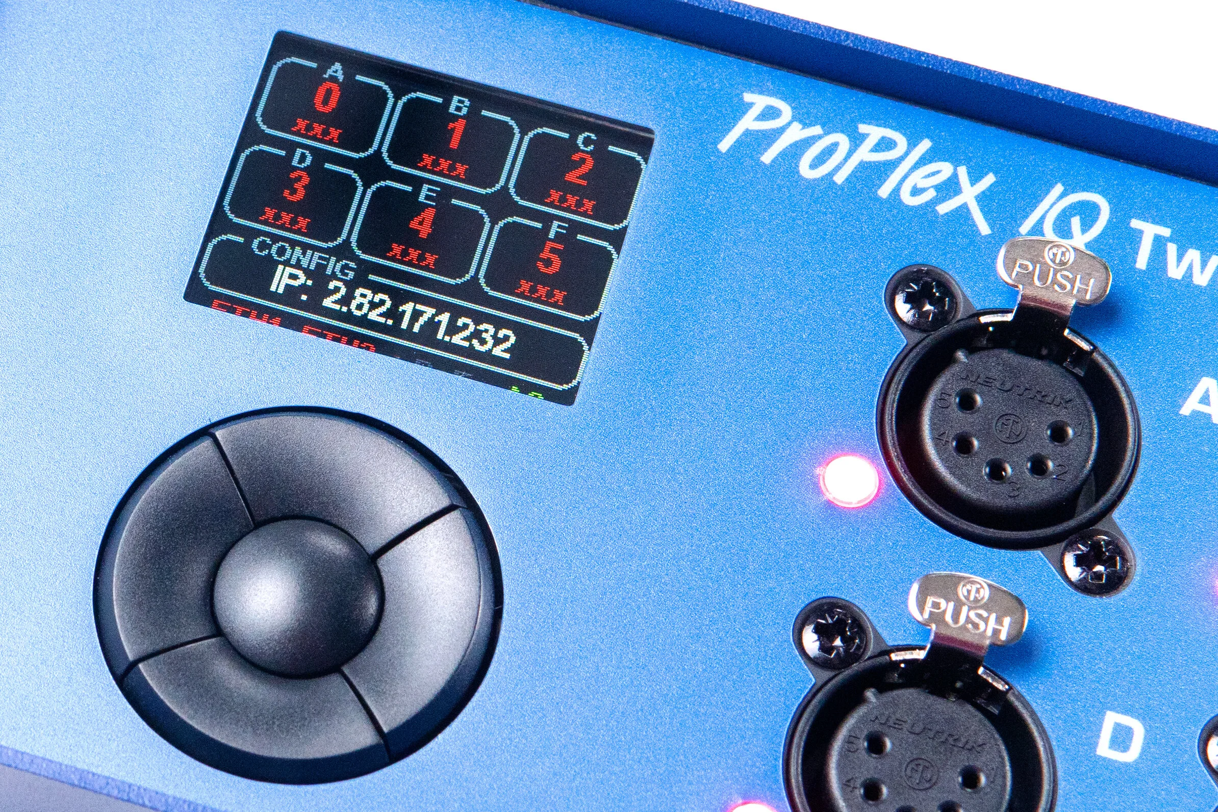 ProPlex IQ Two 66 2x 6-Way PortableMount Ethernet-DMX Node